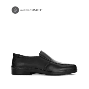 Dustin Black Leather Men's Shoes