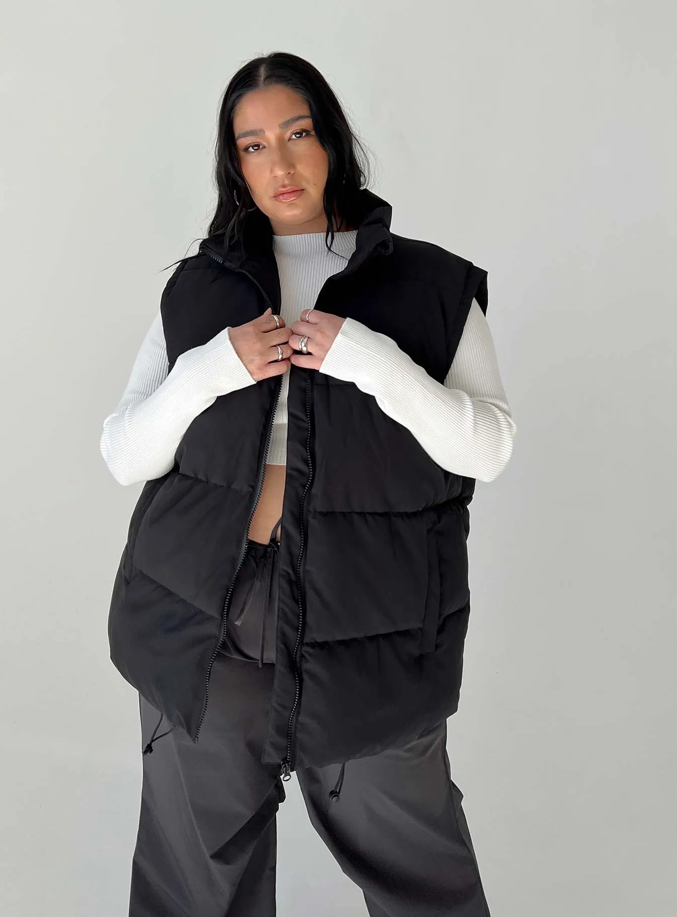 Edison Black Puffer Vest - Google SEO Result