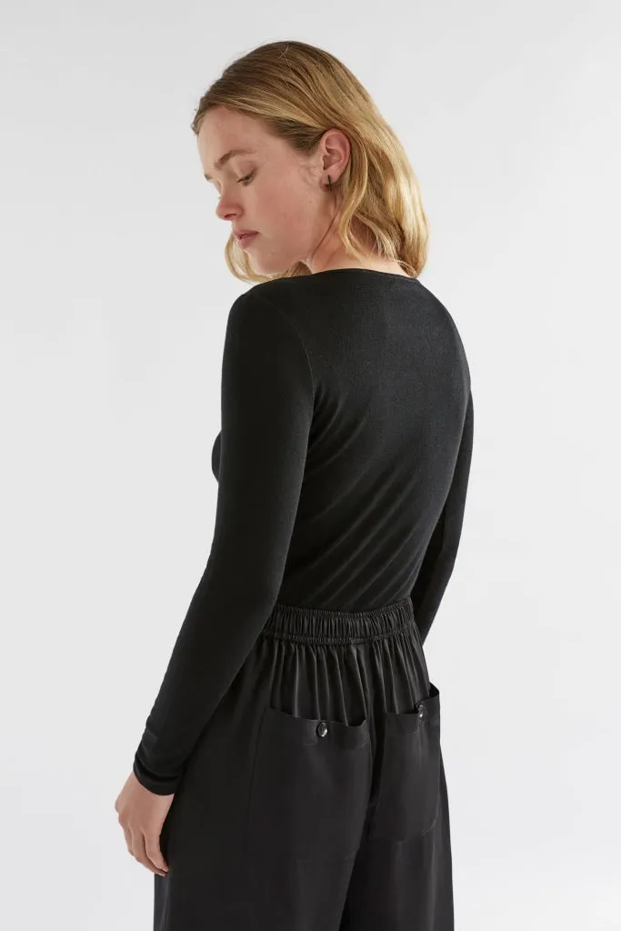 Elk Label - Black Merino Wool Skin Top