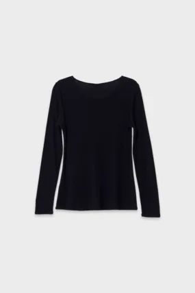 Elk Label - Black Merino Wool Skin Top