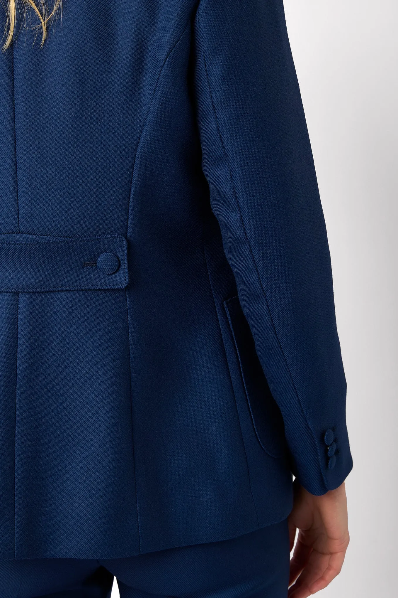 Elodie Tailored Blazer - French Navy