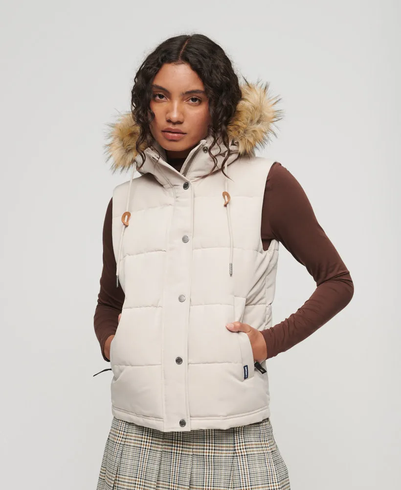 Everest Puffer Gilet - Chateau Grey