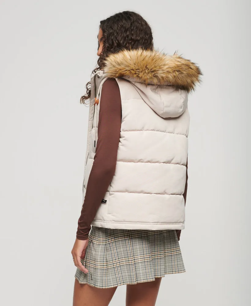 Everest Puffer Gilet - Chateau Grey