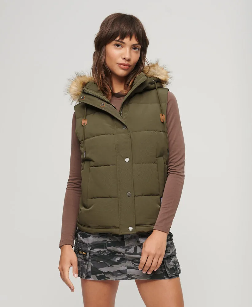 Everest Puffer Gilet Olive