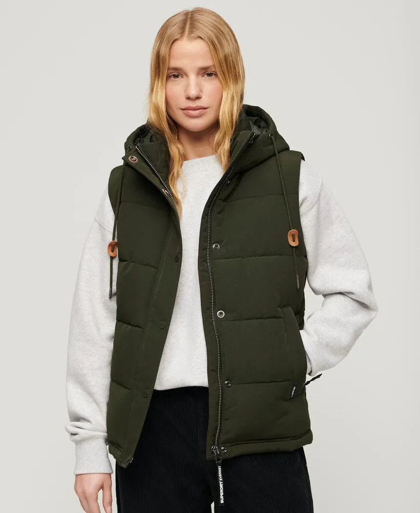 Everest Puffer Vest - Abyss Khaki