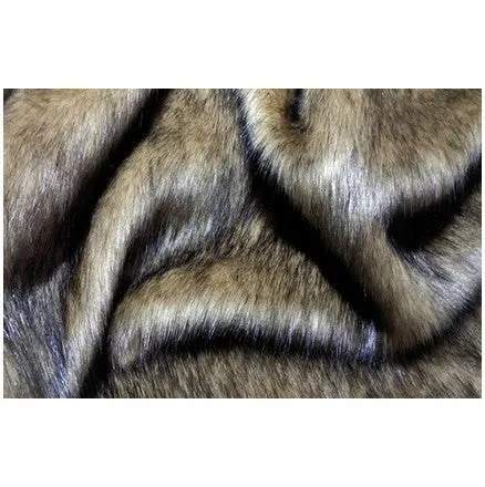 Faux fur fabric for fox-like products