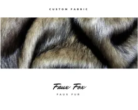 Faux fur fabric for fox-like products