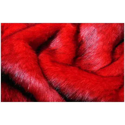 Faux fur fabric for fox-like products