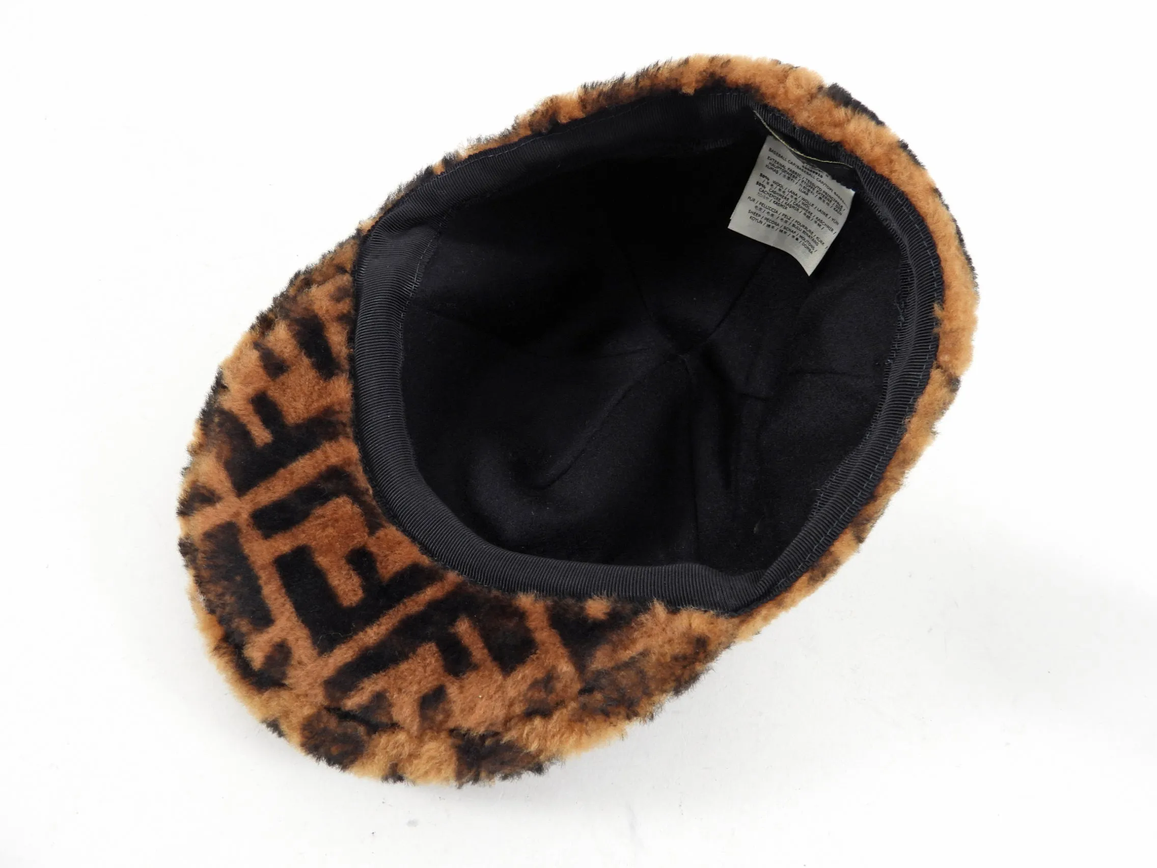 Fendi Shearling Zucca Logo Hat - Top Search Result: Fendi Shearling Zucca Logo Hat for Sale