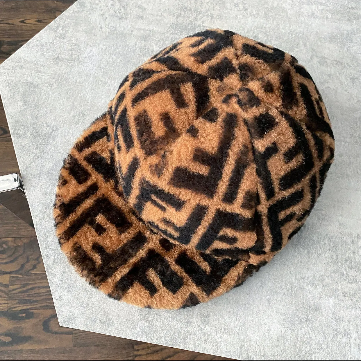 Fendi Shearling Zucca Logo Hat - Top Search Result: Fendi Shearling Zucca Logo Hat for Sale