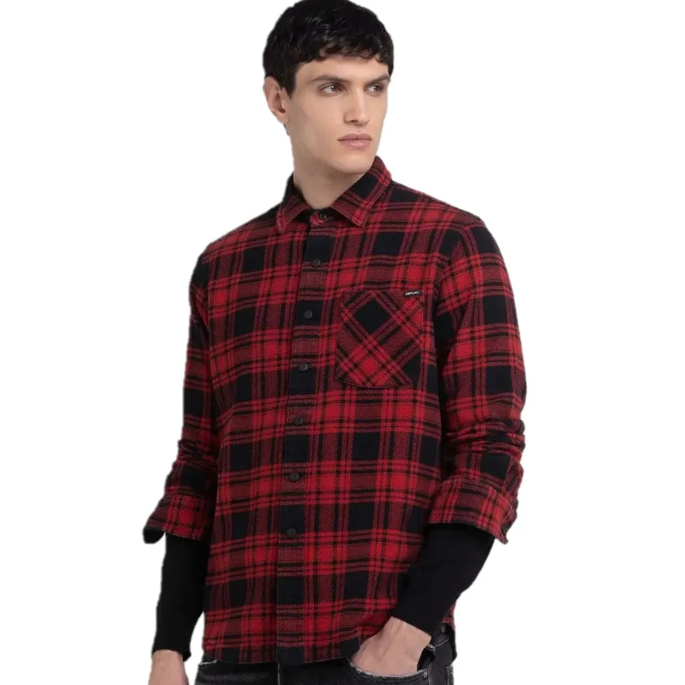 Flannel Check Shirt by Replay - Cotton Material