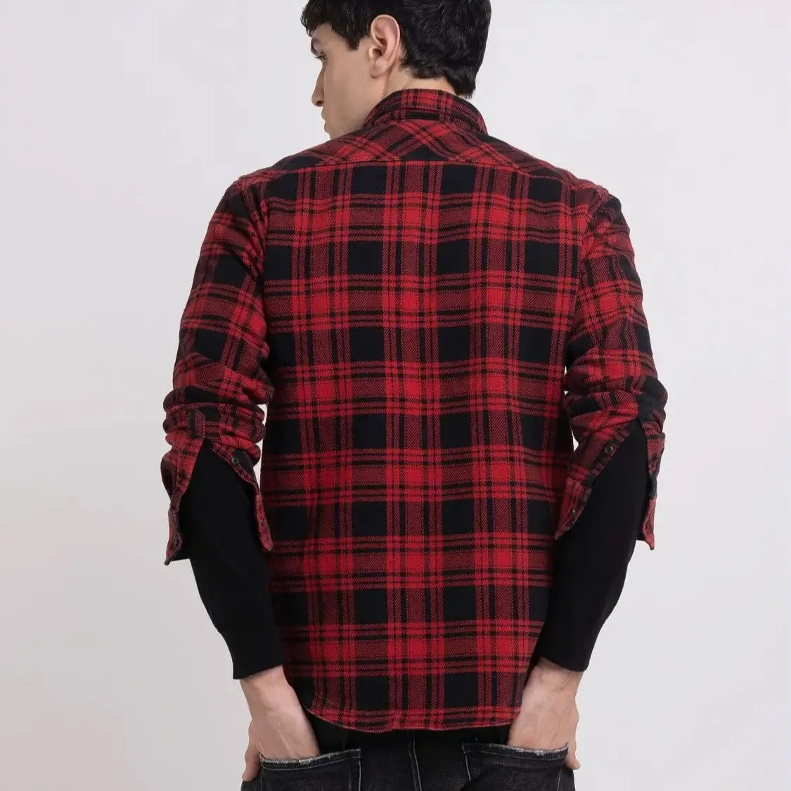 Flannel Check Shirt by Replay - Cotton Material