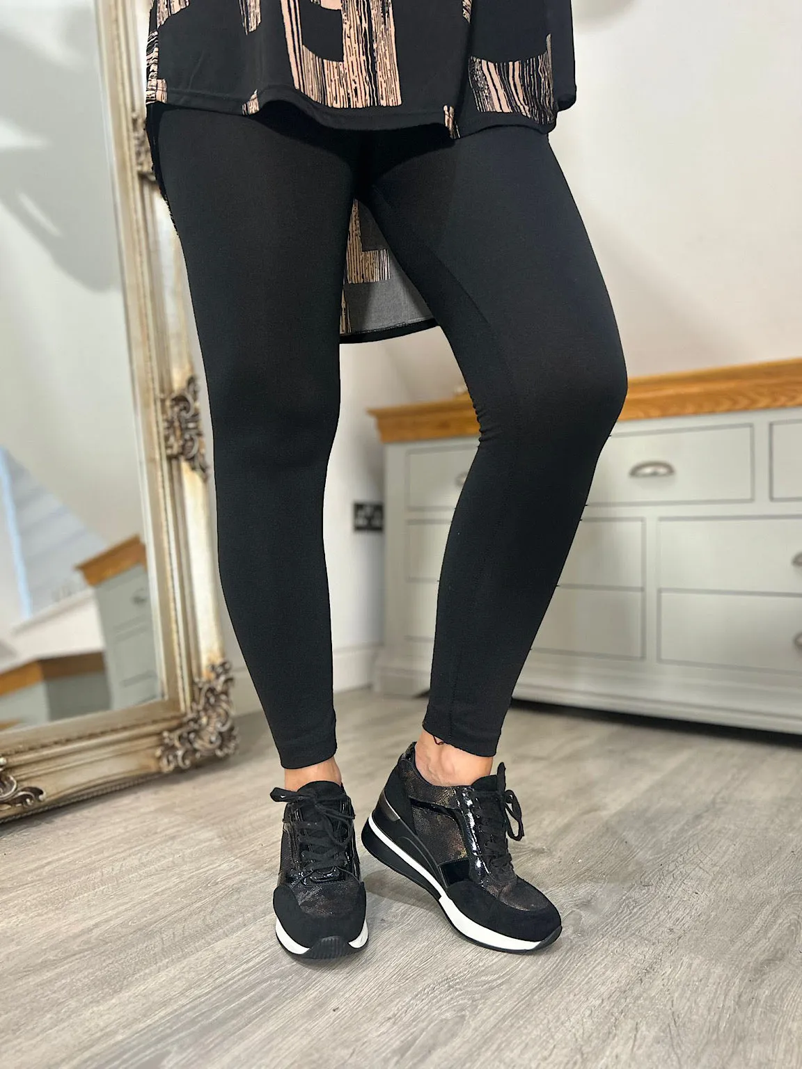 Fleece Lined Black Leggings