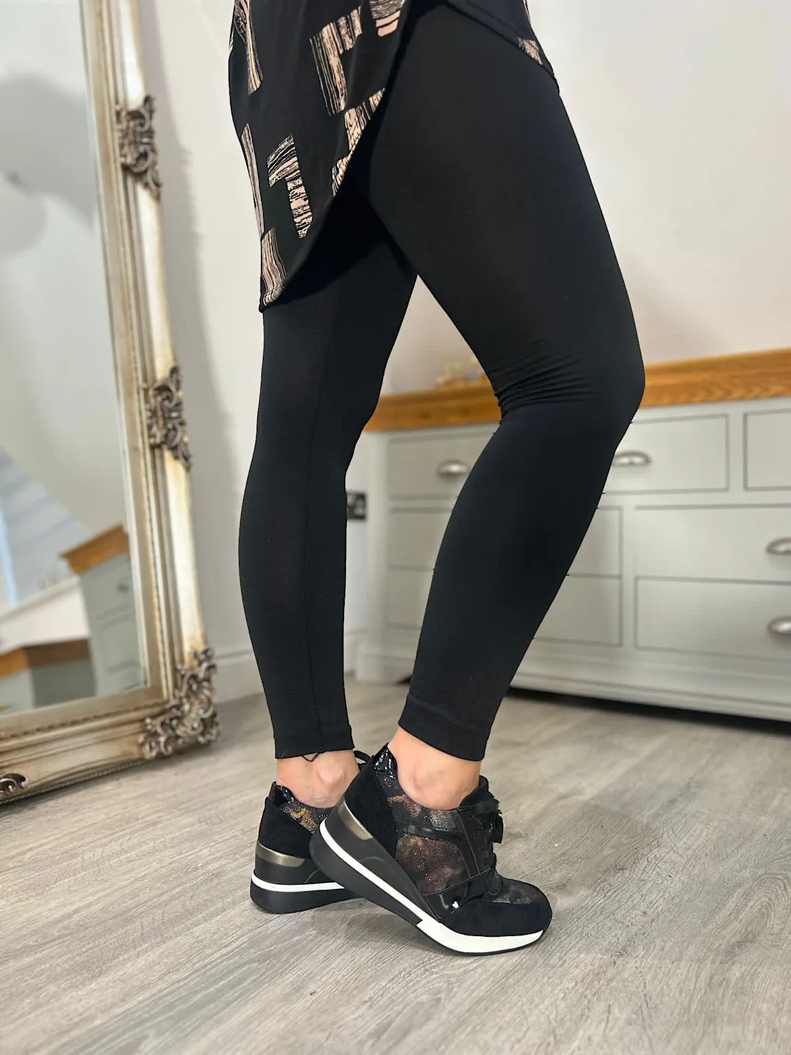 Fleece Lined Black Leggings