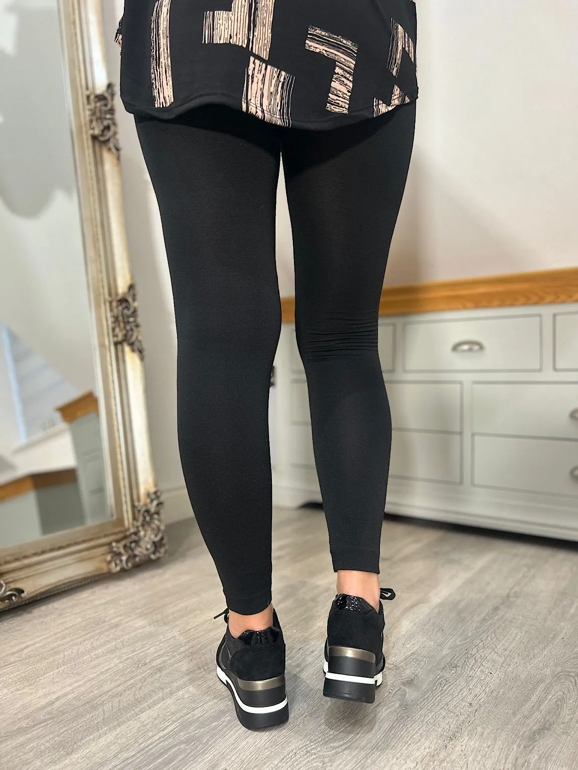 Fleece Lined Black Leggings