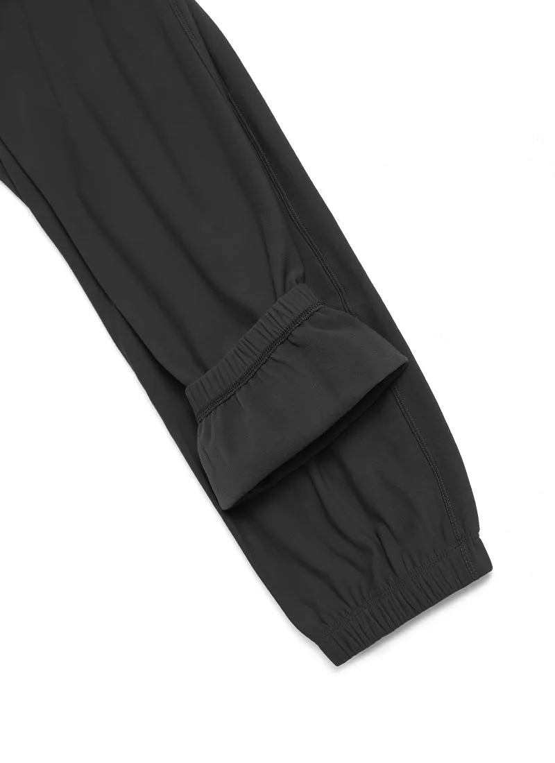 Fleece Lined High Waist Joggers 28