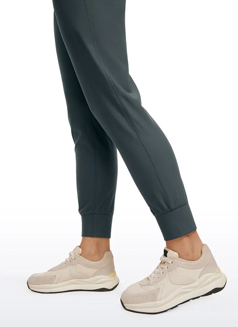 Fleece Lined Joggers with Pockets - 27.5