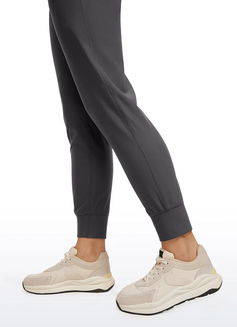 Fleece Lined Joggers with Pockets - 27.5