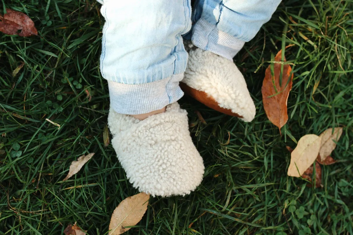 Fuzzy Shearling Loafers - Wheat for Sale | Best Price & Quality