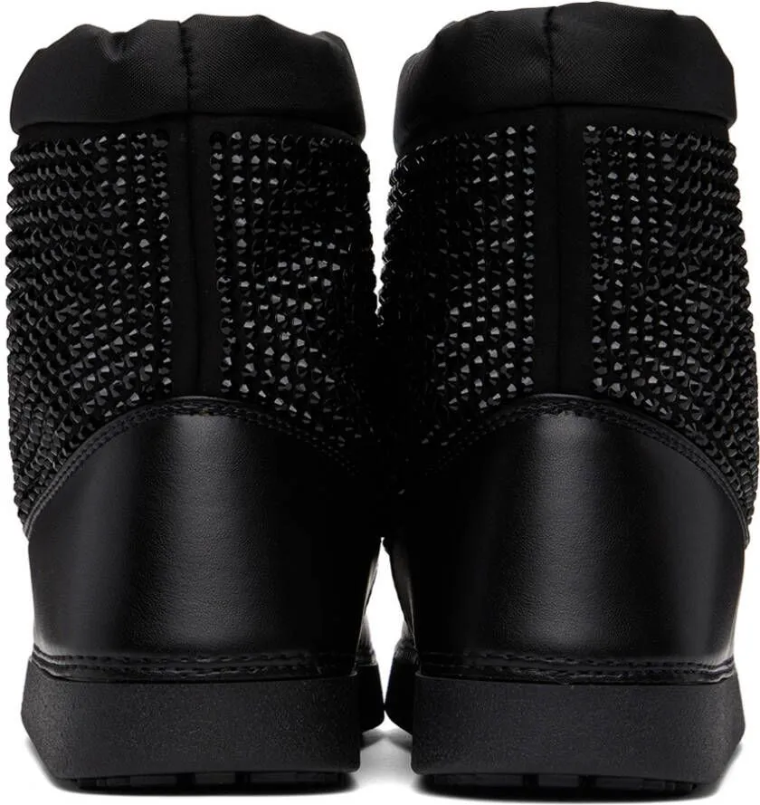 Giuseppe Zanotti Black Snow Crystal Boots