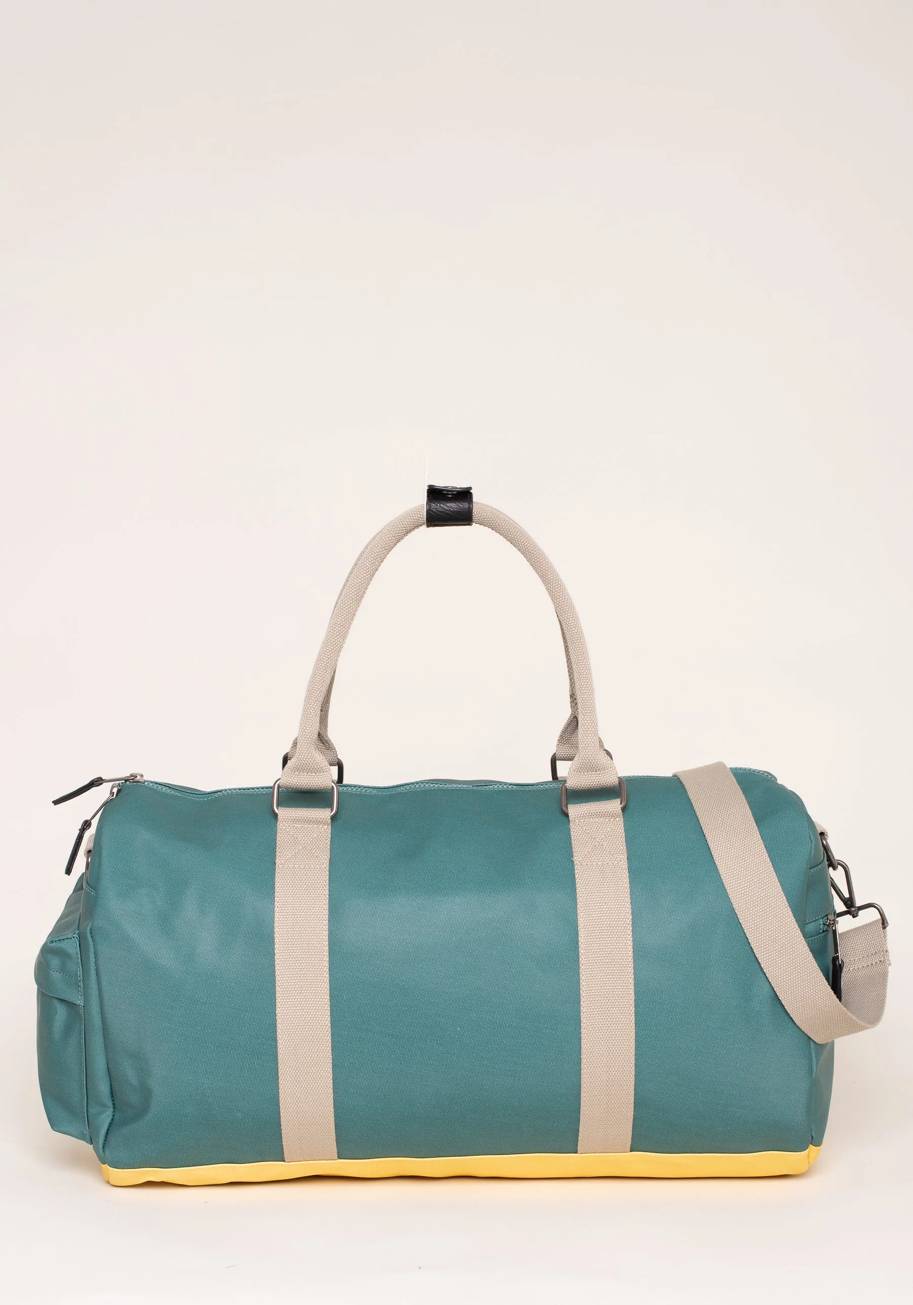 Green And Yellow Duffle Bag