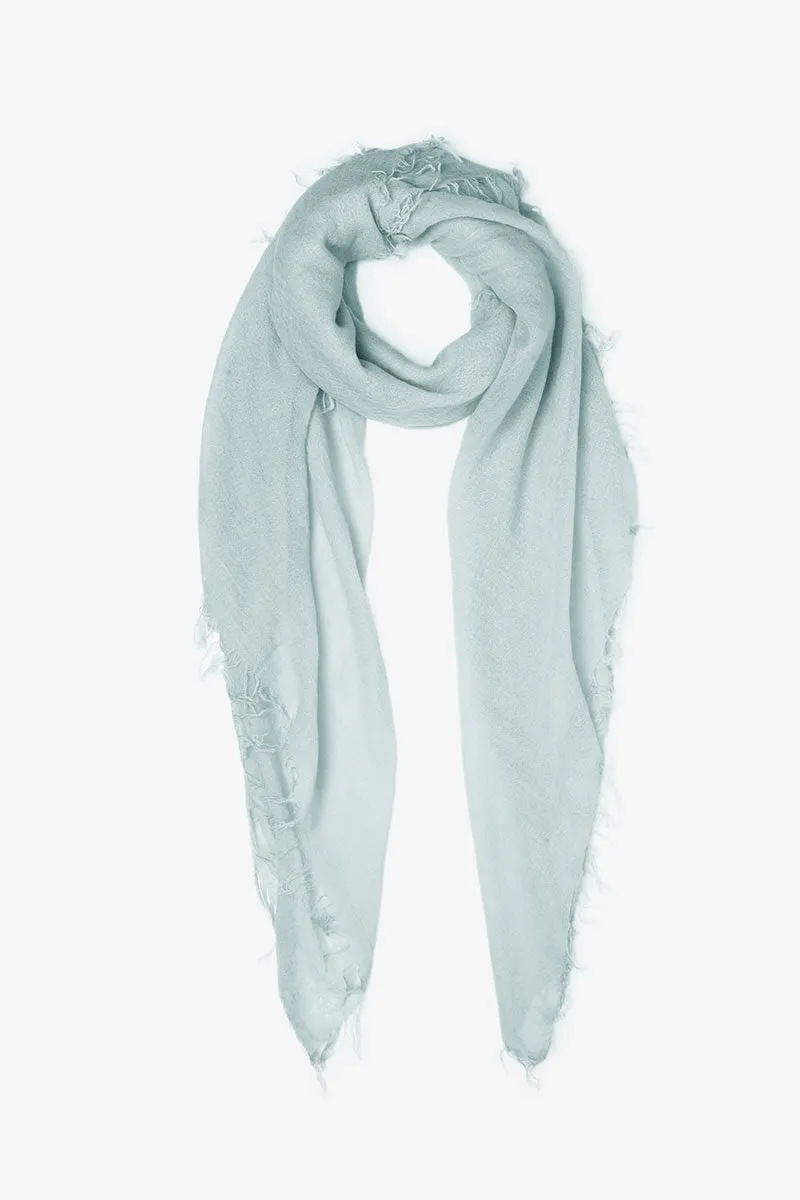 Grey Cashmere Silk Scarf - Iceberg Style