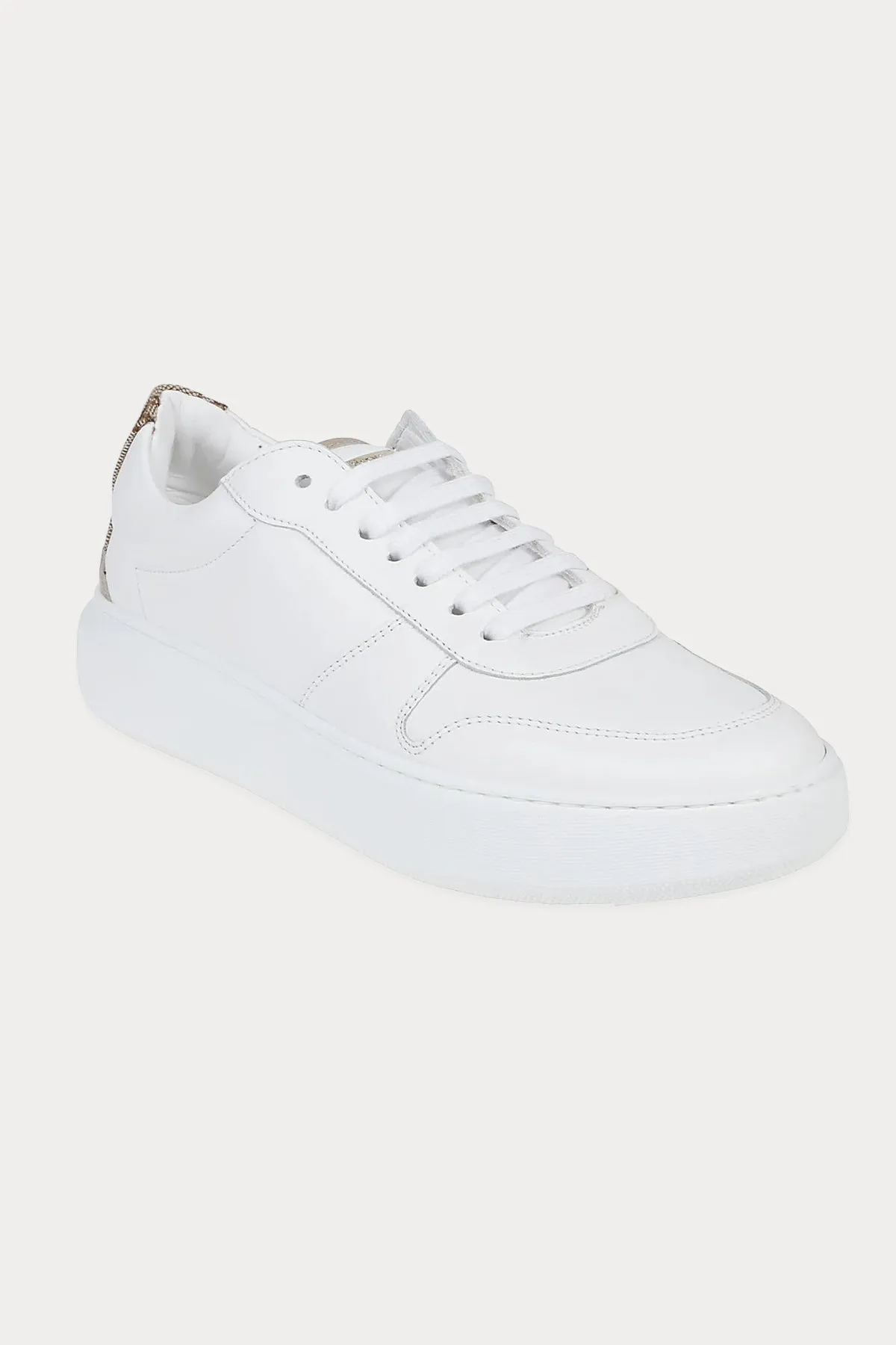 Herno Monogram Logolu Deri Sneaker Ayakkab