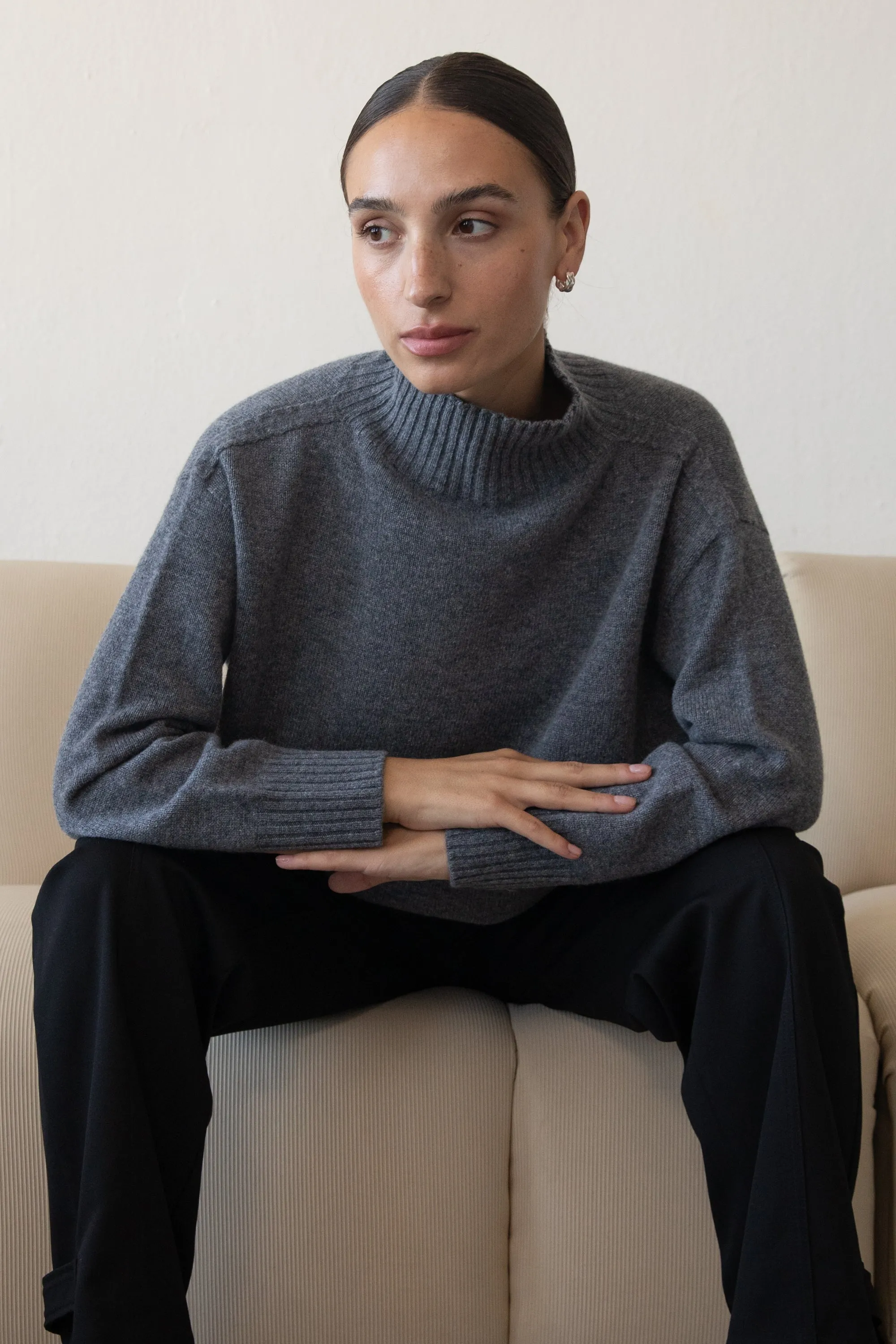 High-quality Merino Wool Turtleneck Sweater