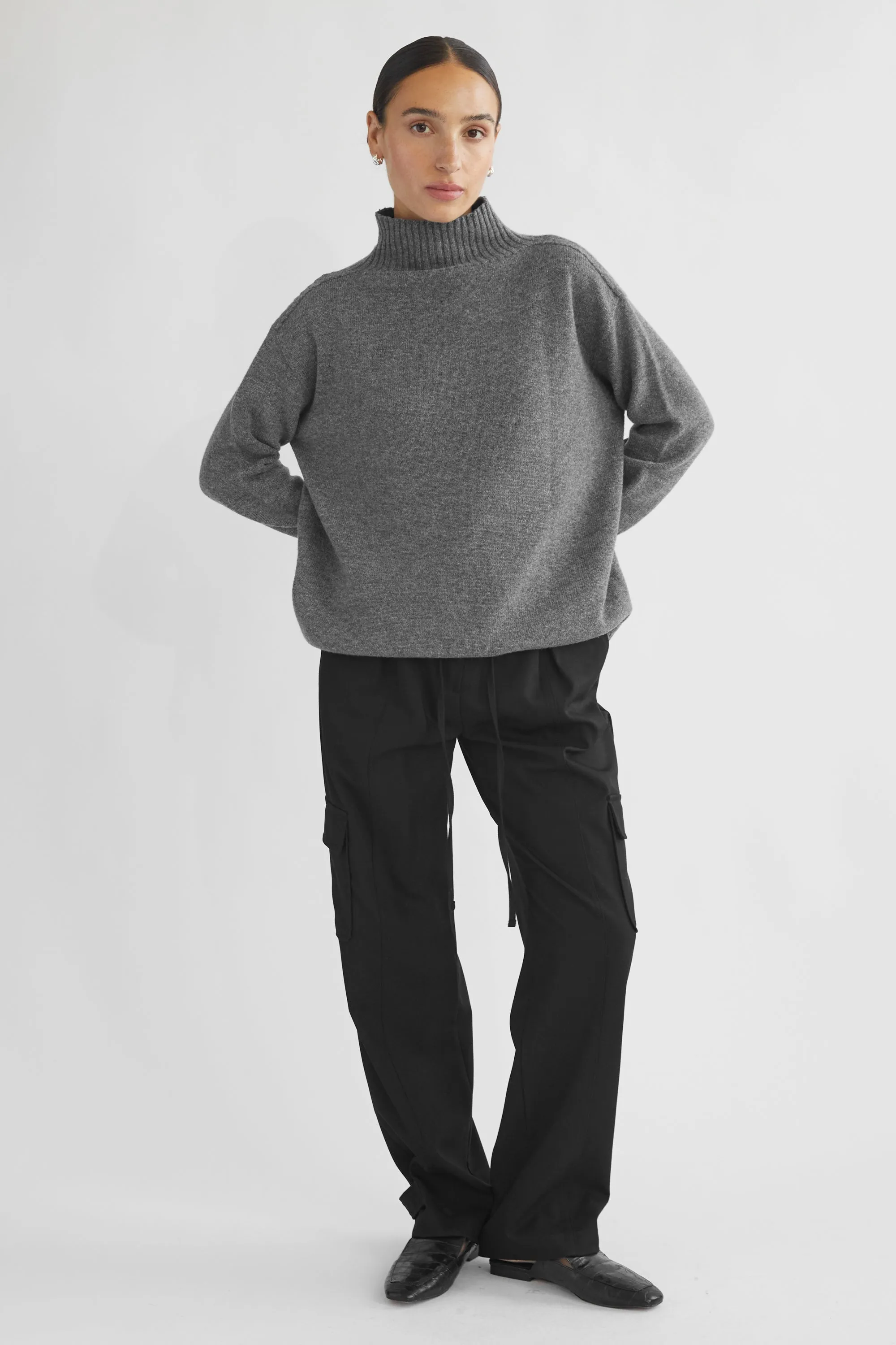 High-quality Merino Wool Turtleneck Sweater