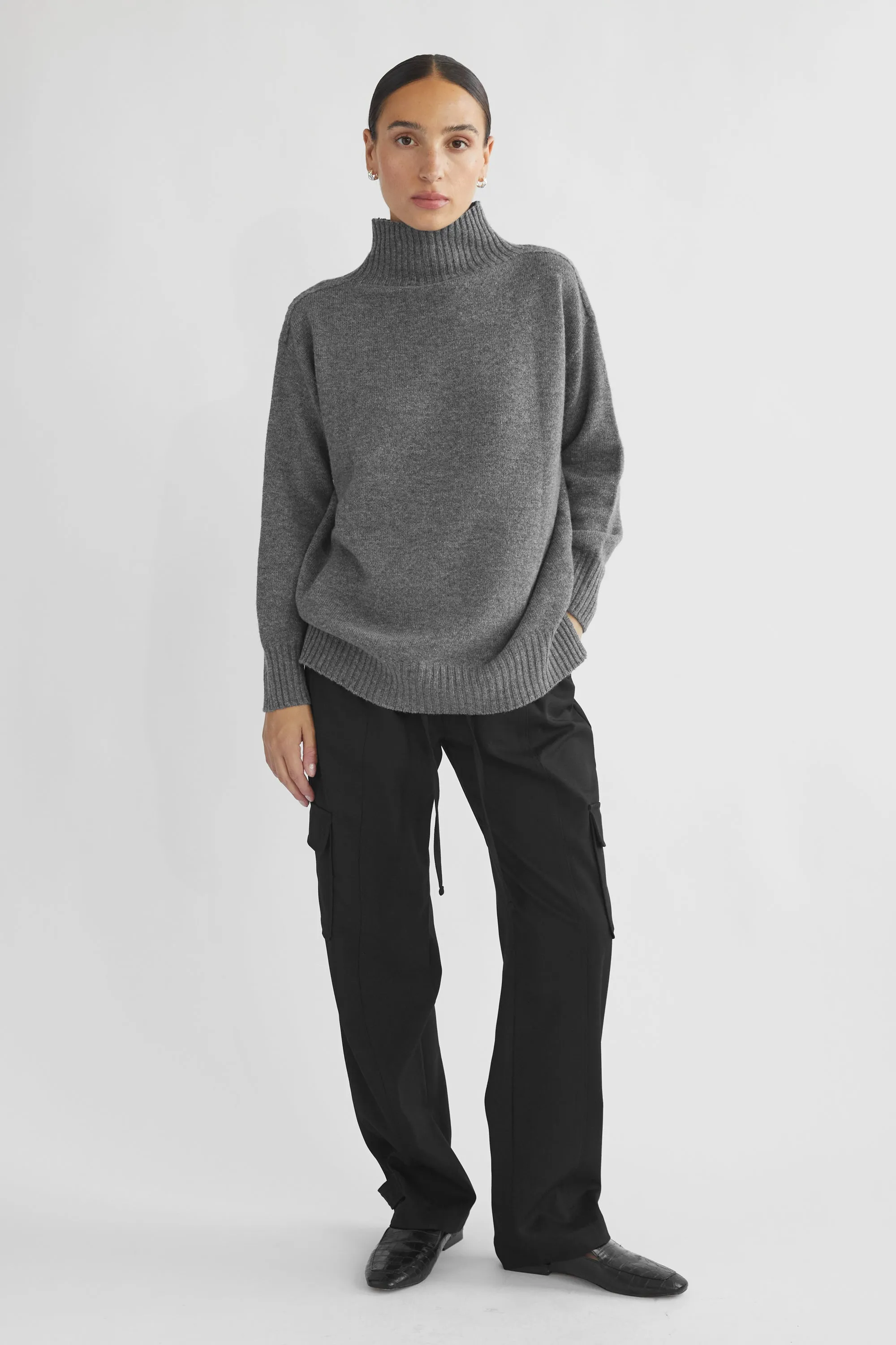 High-quality Merino Wool Turtleneck Sweater