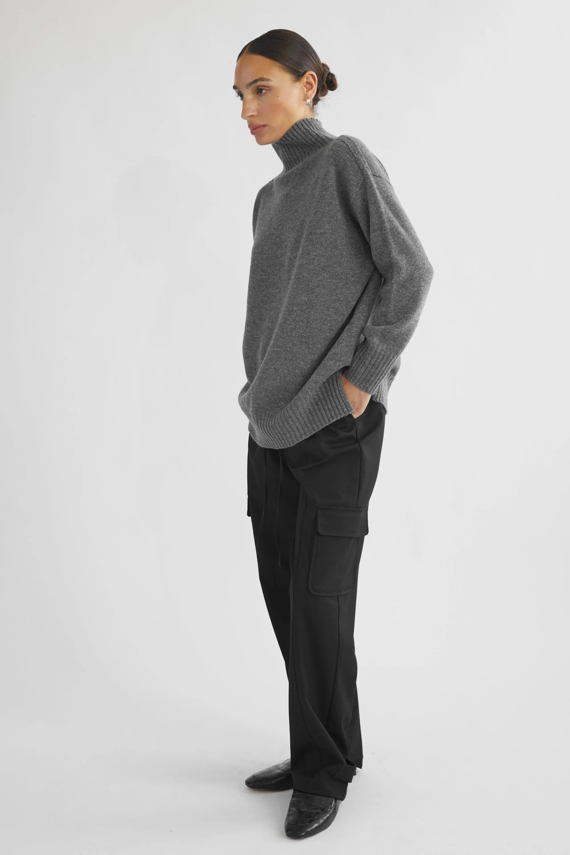 High-quality Merino Wool Turtleneck Sweater