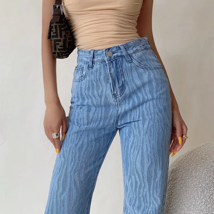 High Rise Denim Pants by Estrelia