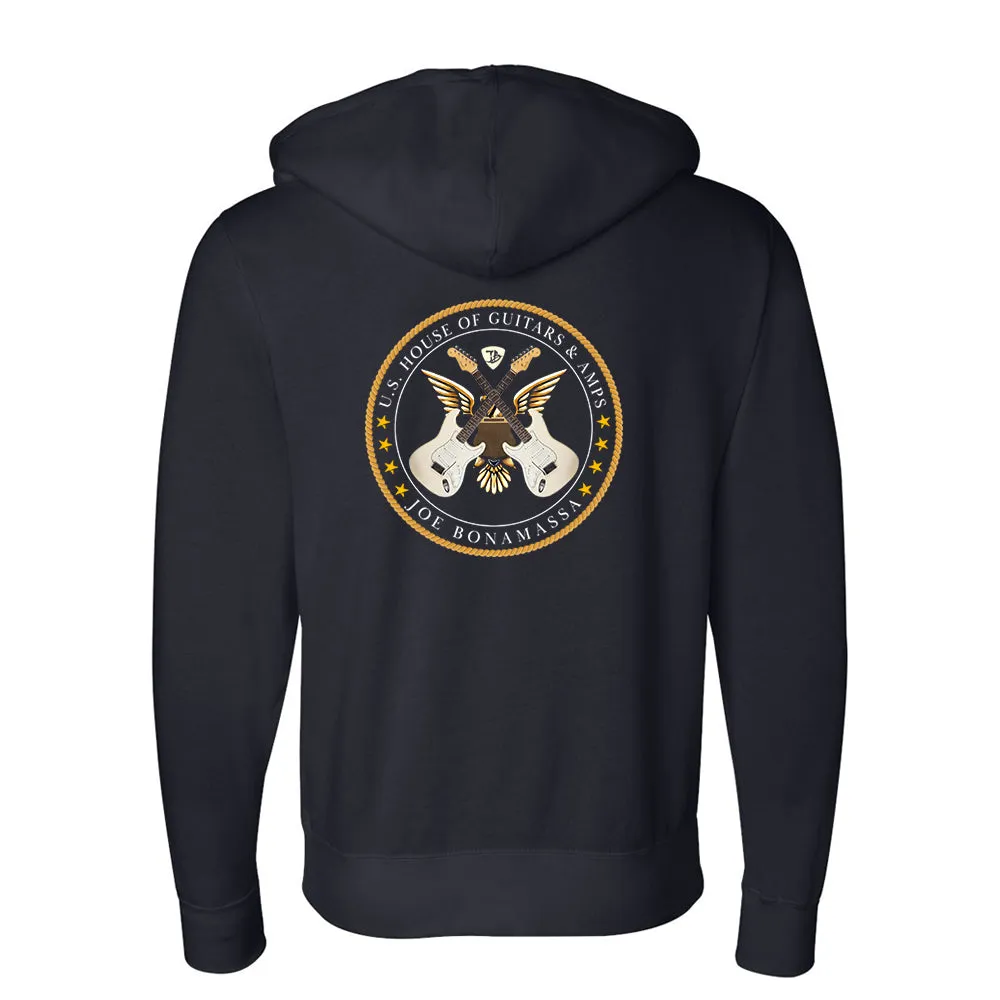 House of Guitars & Amps Zip-Up Hoodie (Unisex)