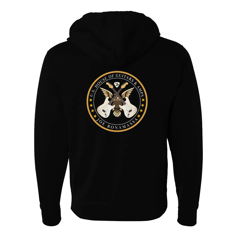 House of Guitars & Amps Zip-Up Hoodie (Unisex)