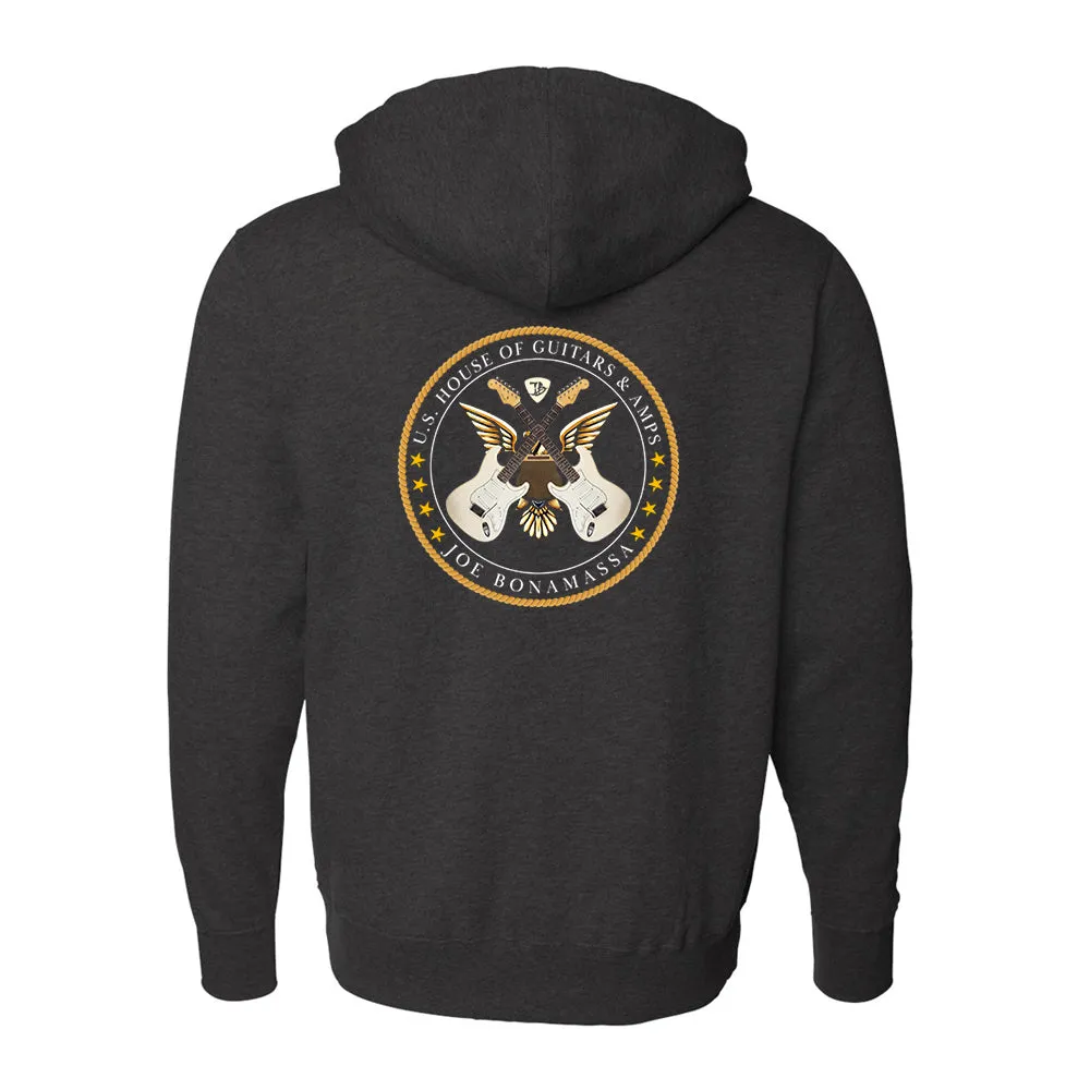 House of Guitars & Amps Zip-Up Hoodie (Unisex)