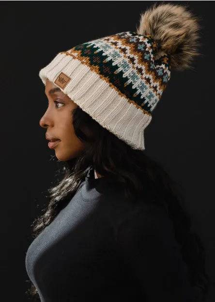 Idaho Pom Hat - Patterned Design