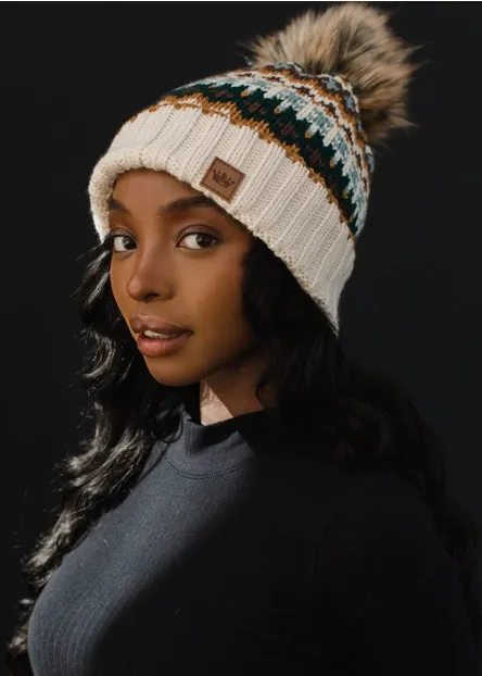 Idaho Pom Hat - Patterned Design