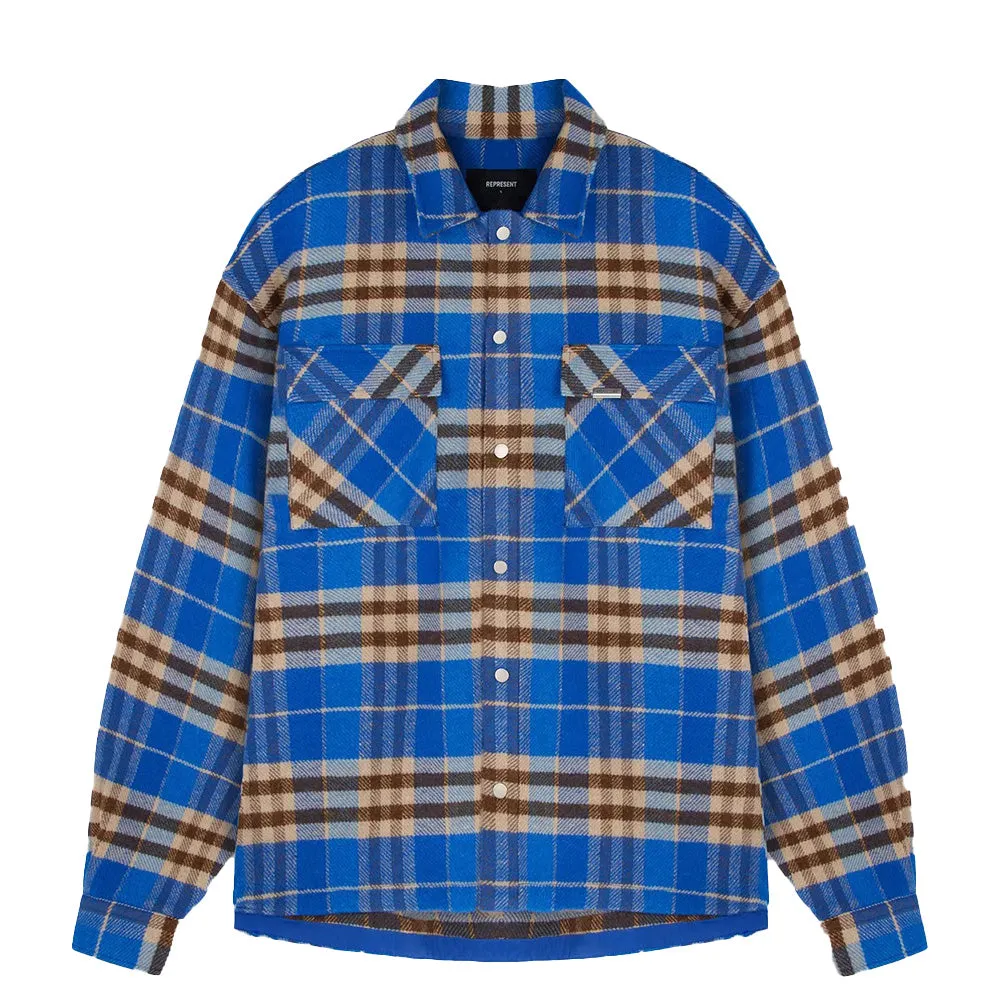 Initial Print LS Flannel Shirt - Best deals online