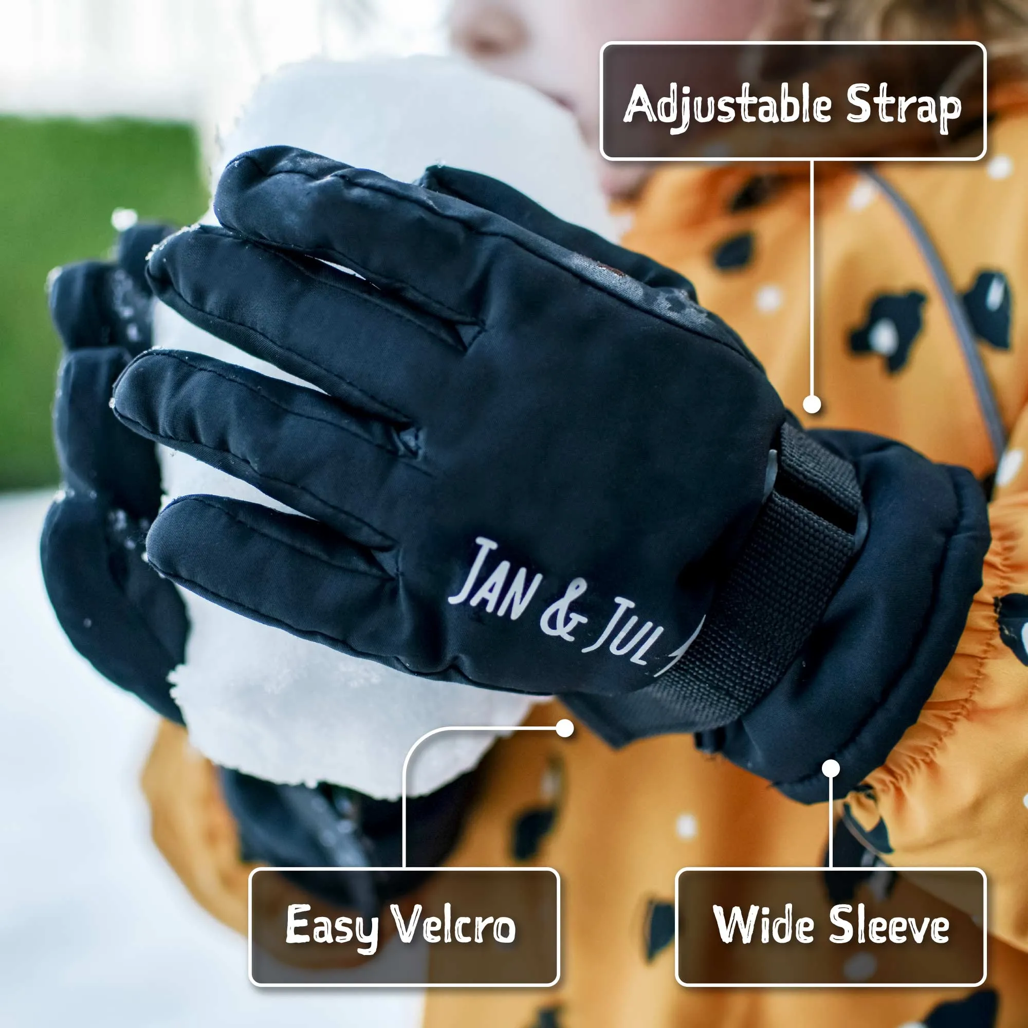 Jan & Jul Glove, Heather Gray Waterproof Glove, Toasty-Dry Glove