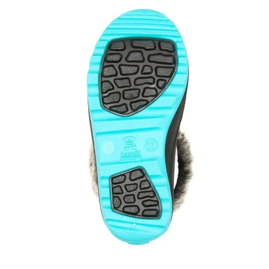 Kids Waterproof Snow Boot - White/Teal