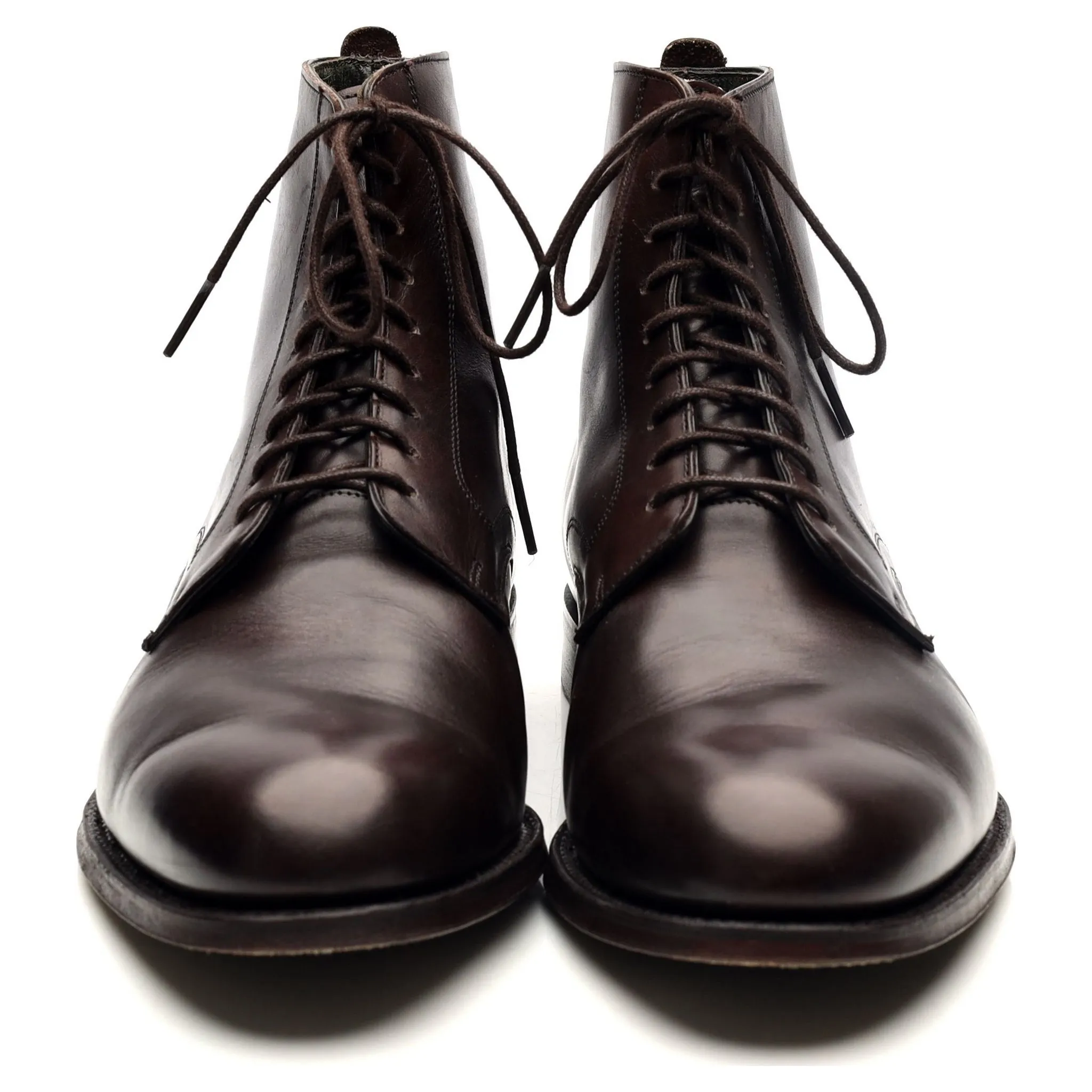 'King' Dark Brown Leather Boots UK 7 F