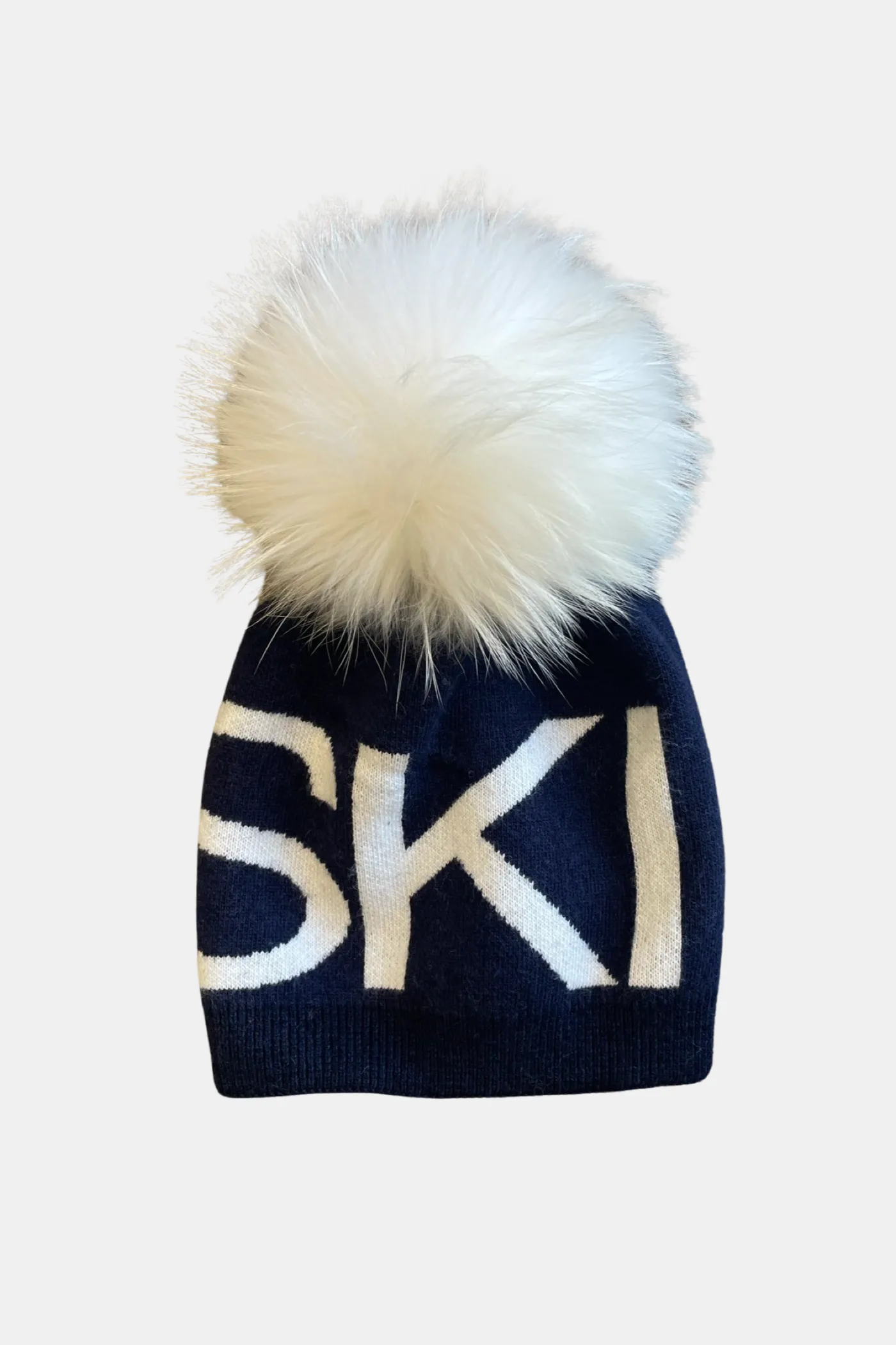 Knitted Winter Hat with Pom Pom - The Best Choice for Skiing