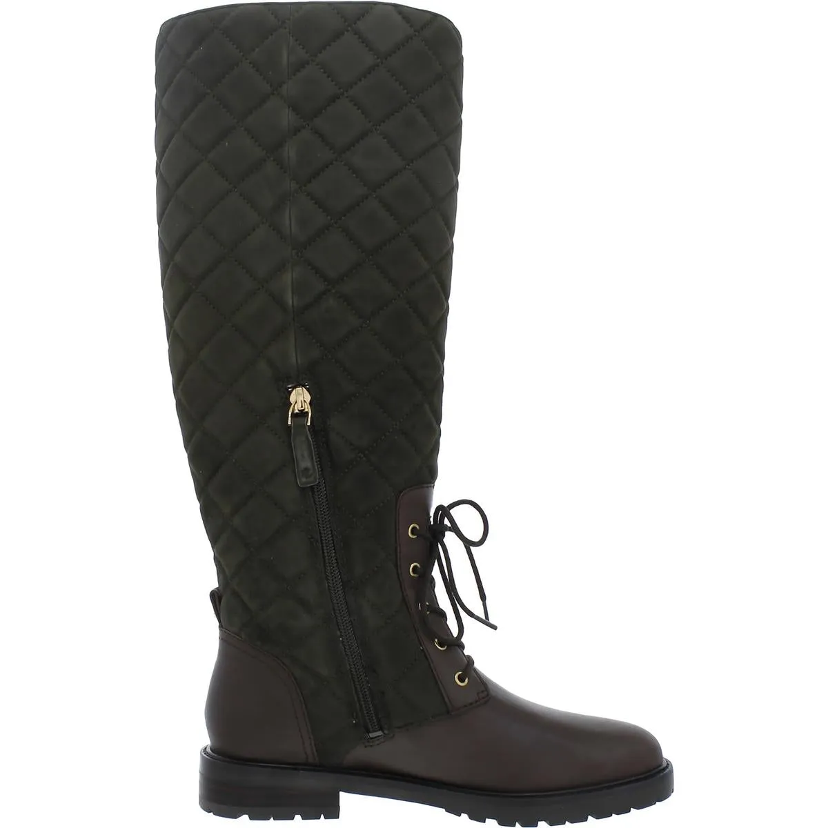 Lauren Ralph Lauren Hollie II Suede Quilted Knee-High Boots for Women