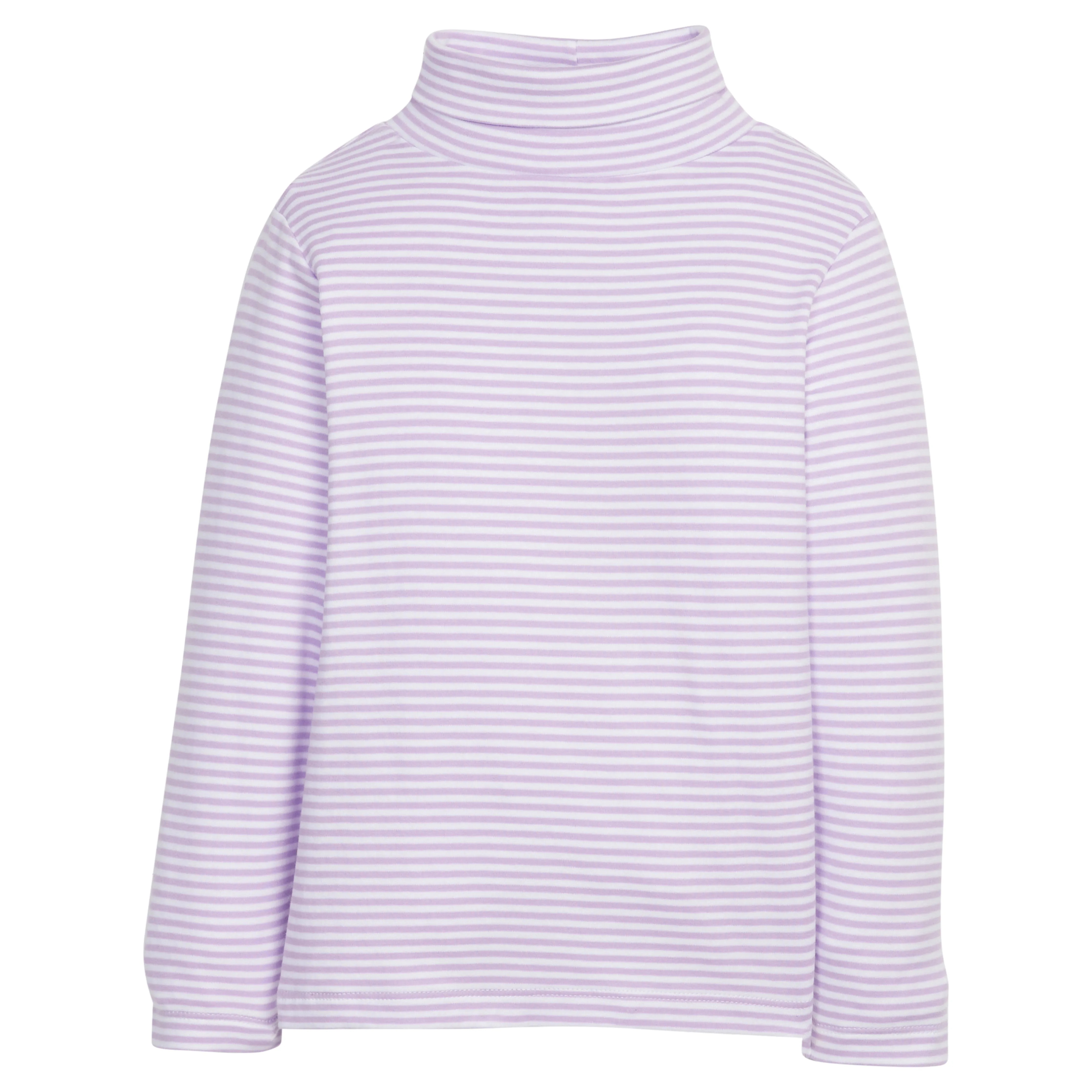 Lavender Striped Turtleneck