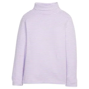 Lavender Striped Turtleneck