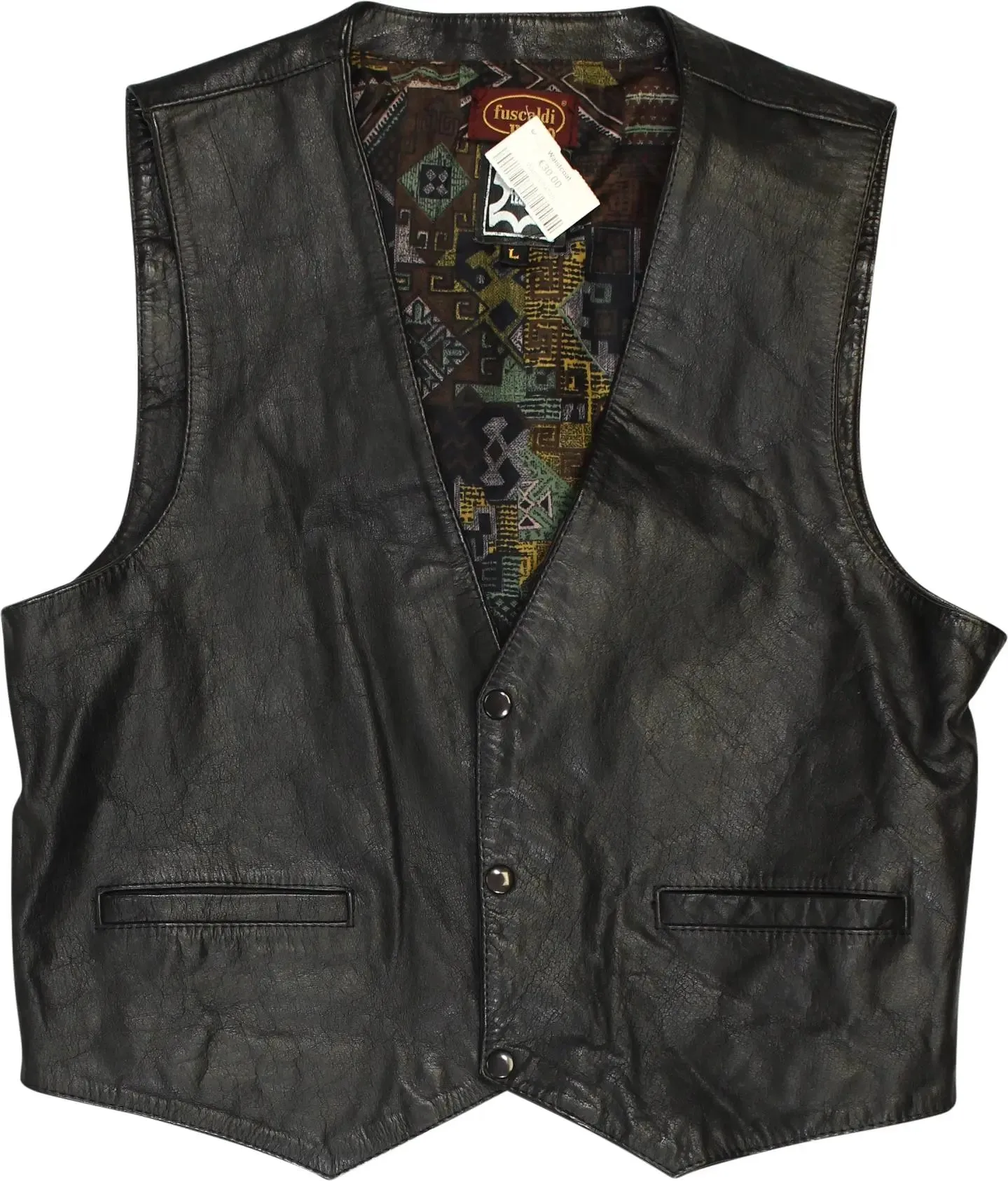 Leather Waistcoat | ThriftTale