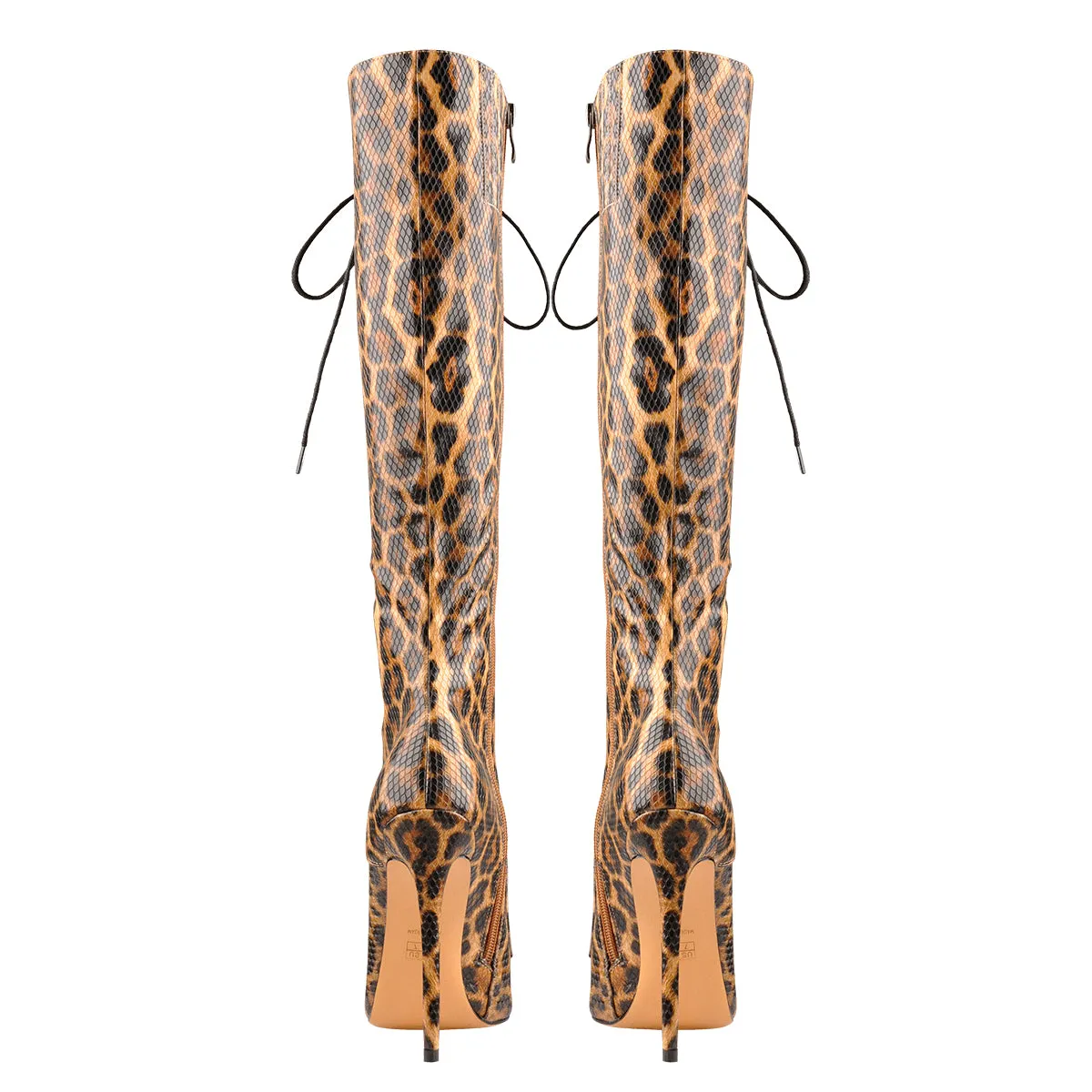 Leopard Knee High Boots