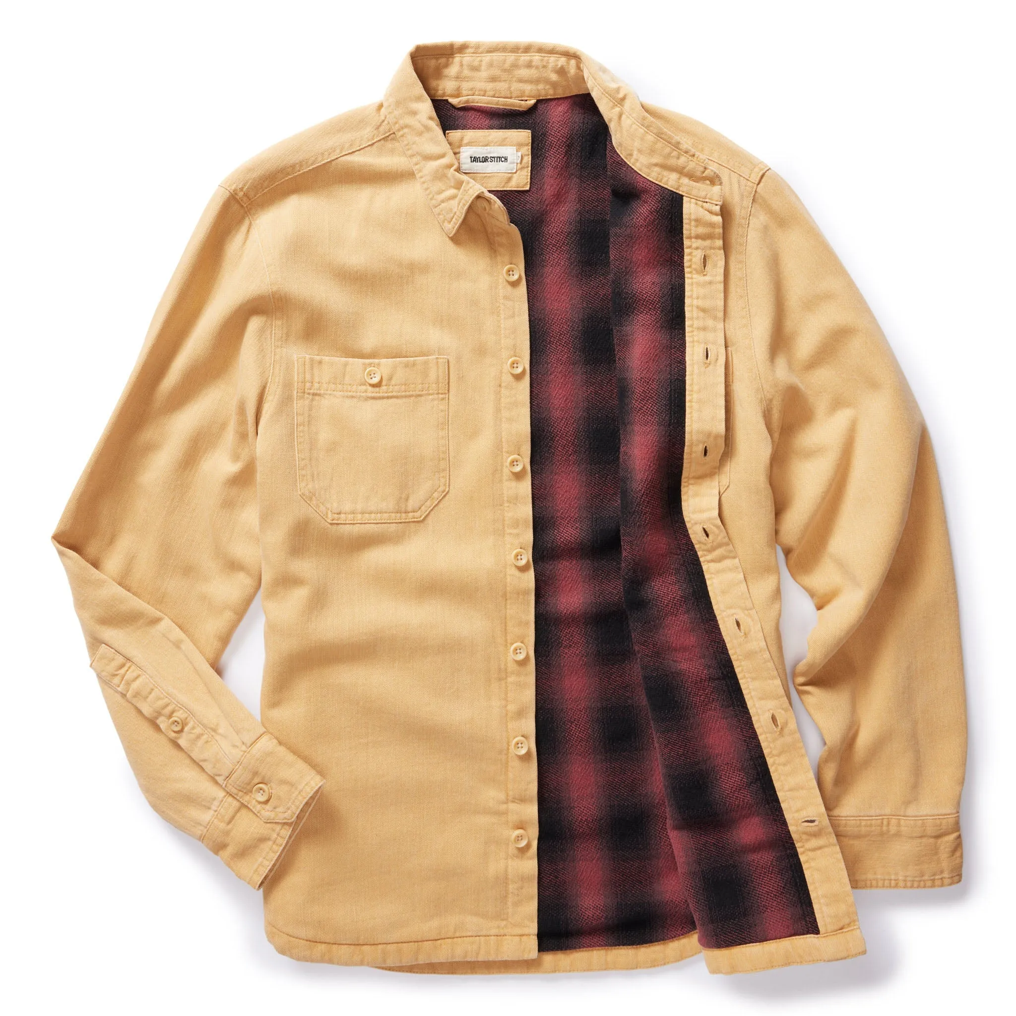 Lined Utility Shirt - Wheat Denim