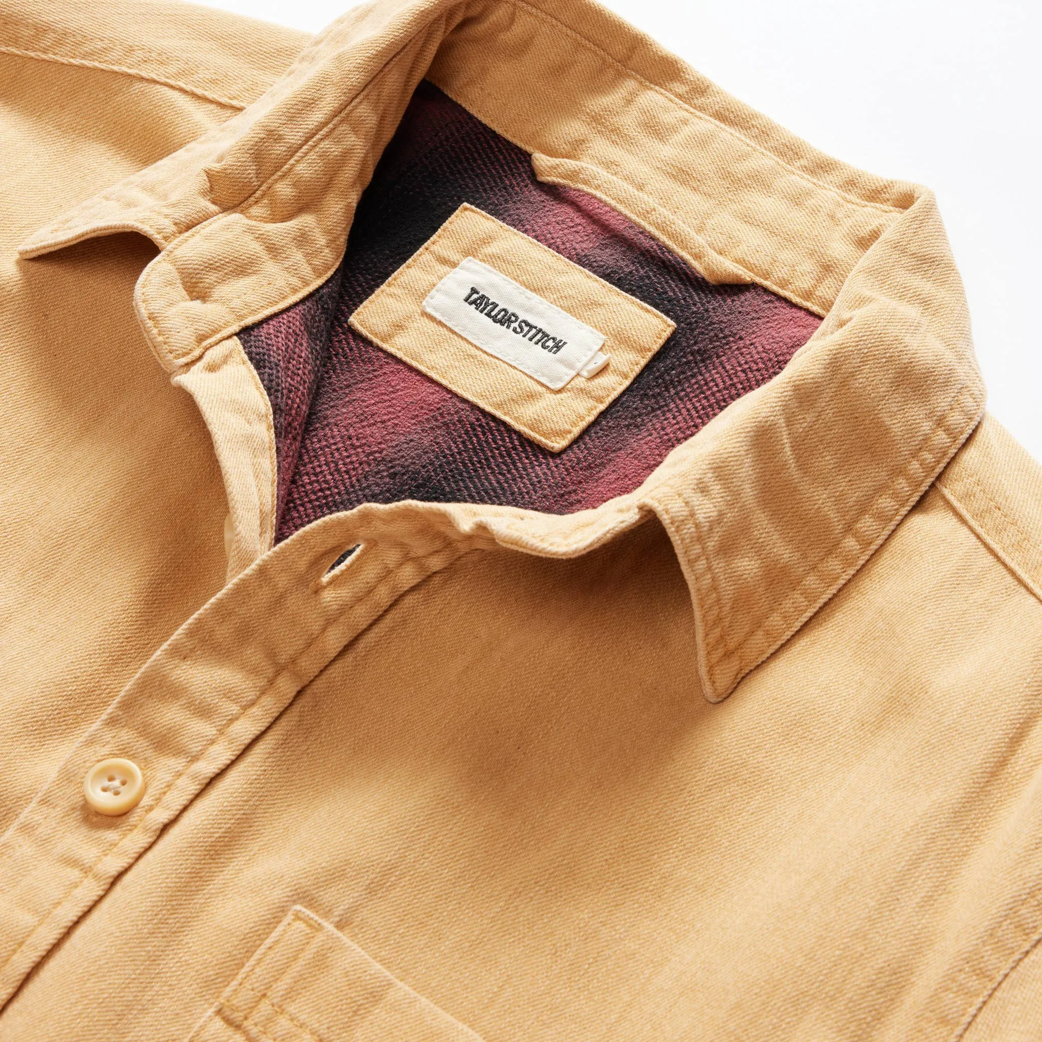 Lined Utility Shirt - Wheat Denim