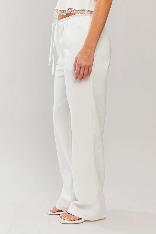 linen pants, high waist, trendy, fashion